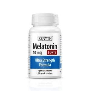 Melatonin Forte, 10 mg, 30 capsule vegetale, Zenyth