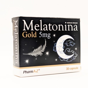 Melatonina Gold 5 Mg, 30 Capsule, PharmA-Z