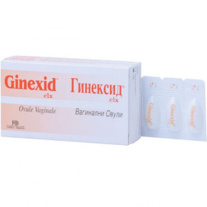 Ovule Vaginale Ginexid clx, 10 bucati, Farma-Derma