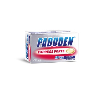 Paduden Express Forte, 400 mg, 10 capsule moi, Terapia