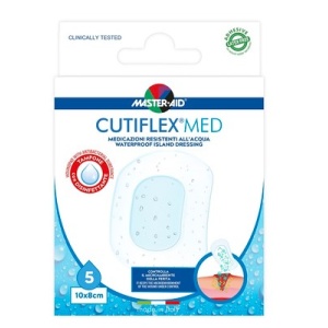 Pansament Cutiflex Med Master-Aid, 10 x 8 cm, 5 bucati, Pietrasanta Pharma