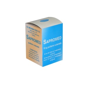 Sapromed 30mg/g pulbere cutanata, 12g, Meduman