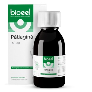 Sirop de patlagina, 120 ml, Bioeel