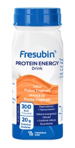 Solutie nutritiva orala cu valoare energetica ridicata, continut ridicat de proteine si aroma de fructe tropicale Fresubin Protein Energy, 4 x 200 ml, Fresenius Kabi