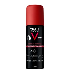 Spray antiperspirant pentru barbati impotriva mirosurilor neplacute Clinical Control 96H, 125 ml, Vichy