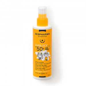 Spray cu protectie solara pentru copii UVEBLOCK SPF 50+ KIDS, 200 ml, IsisPharma
