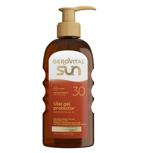 Ulei tip gel protector cu SPF 30 Sun, 150 ml, Gerovital