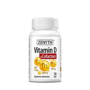 Vitamina D & Cofactors, 30 capsule, Zenyth