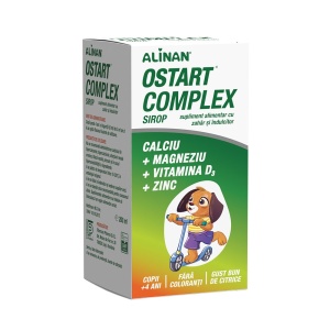 Alinan Ostart Complex Ca Mg Zn D3 sirop, 200ml, Fiterman Pharma