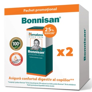 Bonnisan picaturi 30ML 1+1 25% reducere la al 2-lea produs, Himalaya