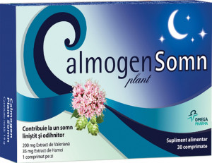 Calmogen Plant Somn, 30 comprimate, Omega Pharma