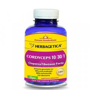 Cordyceps Forte, 120 capsule, Herbagetica