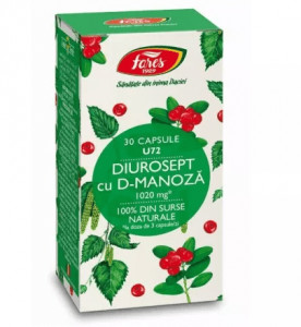 Diurosept cu D-Manoza, 30 capsule, Fares