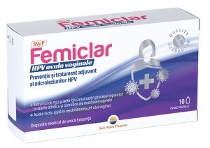 Femiclar HPV, 10 ovule, Sun Wave Pharma