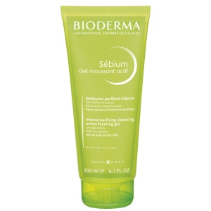 Gel spumant activ Sebium, 200 ml, Bioderma