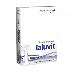 Ialuvit solutie oftalmica 15 x 0,6 ml (Alfa Intes)