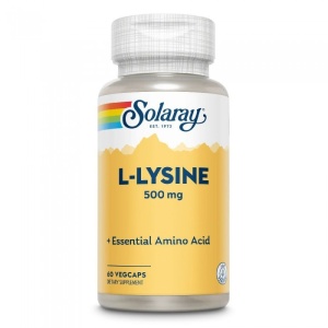 L-Lysine Solaray, 500 mg, 60 tablete, Secom
