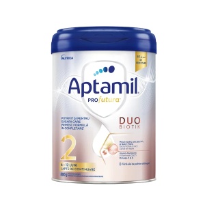 Lapte praf ProFutura 2 DuoBiotik, 6 - 12 luni, 800 g, Aptamil