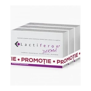 Pachet Lactiferon Derma, 2+1 bucati, Meditrina