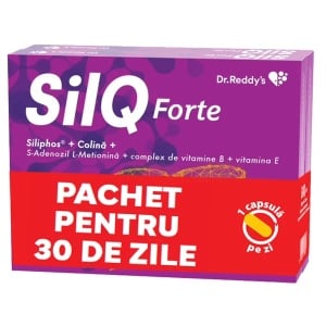 Pachet SilQ Forte, 15 + 15 capsule, Dr. Reddys