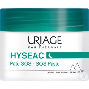 Pastă SOS Hyséac de Noapte, Piele Cu Tendință Acneică,15 ml, Uriage