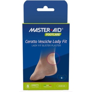 Plasturi hidrocoloidali sterili pentru basici Lady Fit Foot Care Master-Aid, 6 bucati, Pietrasanta Pharma