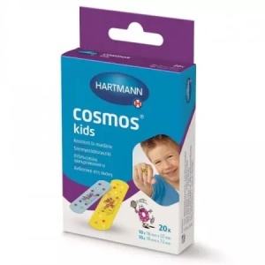 Plasturi rezistenti la apa Cosmos Kids, 20 bucati, Hartmann