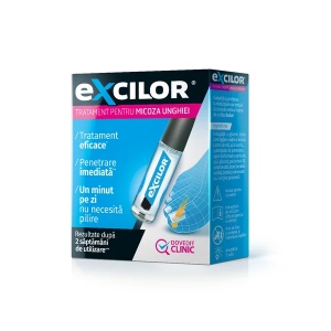Solutie tratament pentru micoza unghiei Excilor, 3.3 ml, Magna Pharm