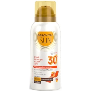 Spuma protectie solara copii SPF30 Sun, 100ml, Gerovital