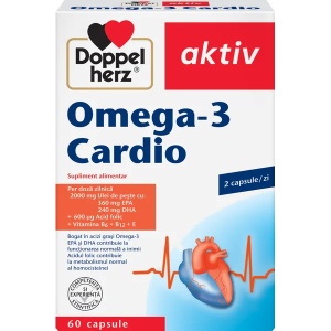 Supliment alimentar Cardio Omega-3, 60 capsule, Doppelherz