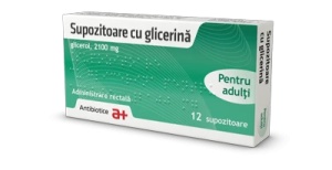 Supozitoare cu glicerina pentru adulti, 12 supozitoare, Antibiotice Iasi