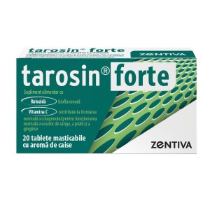 Tarosin Forte cu Vitamina C și Rutozidă , 20 comprimate, Zentiva