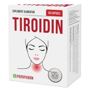 Tiroidin, 30 capsule, Parapharm