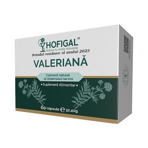 Valeriana, 60 capsule, HOFIGAL