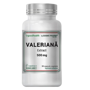 Valeriana Extra, 500 mg, 30 capsule, Cosmo Pharm