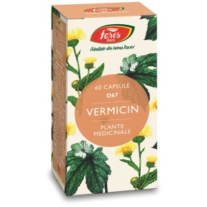 Vermicin, D67, 60 capsule, Fares