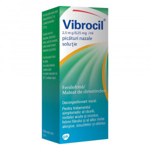 Vibrocil pentru copii picaturi nazale, 15ml, Haleon