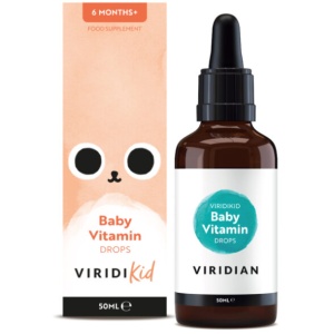 ViridiKid Picături cu Vitamine pentru Bebeluși, 50 ml, Viridian