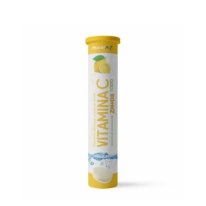 Vitamina C 1000 mg Zn+D3, 20 comprimate efervescente, PharmA-Z
