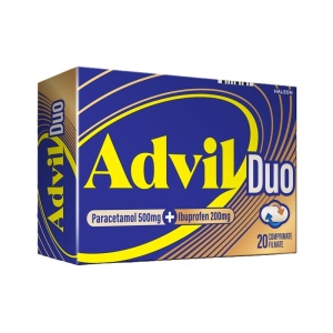 Advil Duo, 500 mg/200 mg, 20 comprimate filmate, Haleon