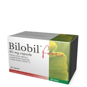 Bilobil Forte, 80 mg, 60 capsule, Krka