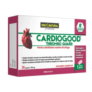 Cardiogood Thrombo Guard, 788 mg, 30 capsule, Only Natural