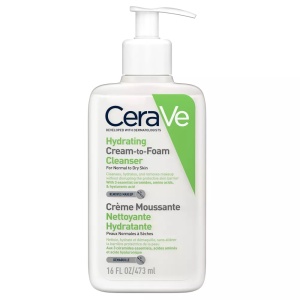 Crema de curatare spumanta si hidratanta pentru ten normal-uscat, 473 ml, CeraVe