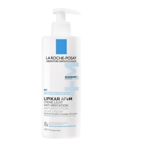 Crema triplu reparatoare cu textura lejera Lipikar Light AP+M, 400 ml, La Roche-Posay