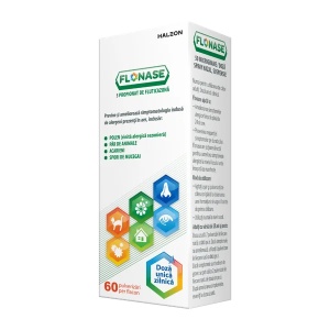 Flonase spray nazal, 50 micrograme/doza, 60 pulverizari, Haleon