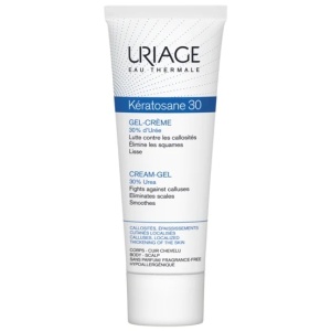 Gel-crema pentru piele dura Keratosane 30, 75 ml, Uriage