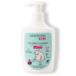 Gel spalare corp si par Hydra Care, 300 ml, Gerovital Kids