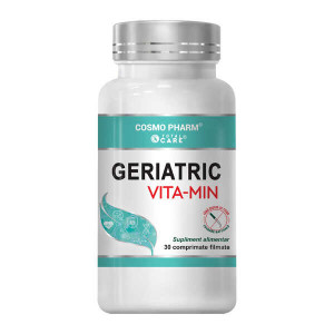 Geriatric Vita-Min, 30 comprimate, Cosmopharm