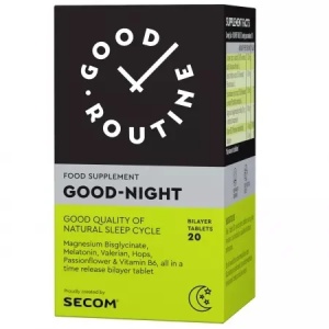 Good Night Good Routine, 20 tablete dublu-strat, Secom
