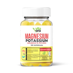 Jeleuri cu aroma de lime Magnesium Potasium, 120 bucati, Vita Ora